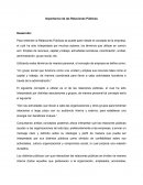 Importancia de las Relaciones Públicas. Los principales argumentos