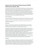 Acerca de la Asociación Nacional para STOCK CAR Automovilismo, INC.