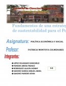 INFORMES DE LOS FUNDAMENTOS DE UNA ESTRATEGIA DE SUSTENTABILIDAD PARA EL PERÚ