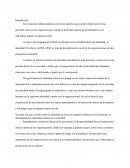 En el presente trabajo podremos observar aspectos que pueden influir tanto en las personas como en las organizaciones, siendo el principal aspecto de la identidad ya sea individual, grupal u organizacional.