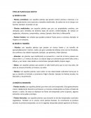 TIPOS DE PLANTAS QUE EXISTEN