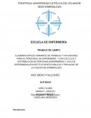 Horarios de enfermeria