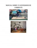 Manual sobre un generador de corriente