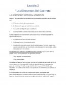 Apuntes 1. EL CONSENTIMIENTO CONTRACTUAL. AUTOCONTRATO.