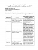 Instrucciones: En el siguiente cuadro completa los conceptos o categorías que aporta cada enfoque filosófico a la investigación cualitativa