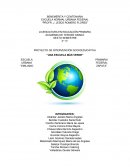 PROYECTO DE INTERVENCIÓN SOCIOEDUCATIVA “UNA ESCUELA MÁS VERDE”