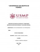 Ratios financieros. La fórmula