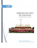 El PDUCH no trabaja con la normativa actual que es el DECRETO SUPREMO Nº 004-2011-VIVIENDA, pero sí trabaja con la normativa anterior que es el DECRETO SUPREMO 027 – 2003 REGLAMENTO DE ACONDICIONAMIENTO TERRITORIAL Y DESARROLLO URBANO.