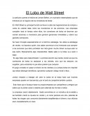 Resumen de pelicula "El lobo de wall street"