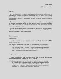 Nociones basicas del usufructo. Página 1