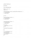 Código para solucionar una ecuación cuadrática