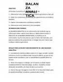 La BALANZA ANALITICA es un instrumento de medición que se utiliza para saber cuánta masa tiene un objeto determinado