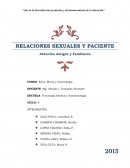 RELACIONES SEXUALES Y PACIENTE Atención Amigos y Familiares