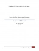 Ensayo sobre Ética y Entorno natural: Amenazas Ética y Responsabilidad Empresarial