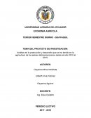 Analisis de la produccion de paises latinoamericanos