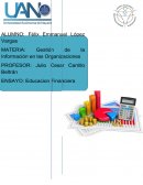 Educacion financiera IMPORTANCIA DE LA EDUCACION FINANCIERA