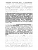 Servicio de integración laboral y/o bonificaciones a empresas para la contratación de personas con discapacidad en la empresa