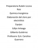 Elaboración del cloro por electrólisis