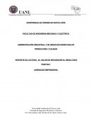 REPORTE DE LECTURA. EL VALOR DE RECONOCER EL RESULTADO POSITIVO