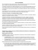 ÉTICA DE ENFERMERÍA.