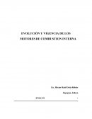 Evolución y Vigencia de los Motores de Combustión Interna