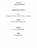 Que Tipos de comercio electronico