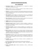 Todos los Conceptos microbiología industrial