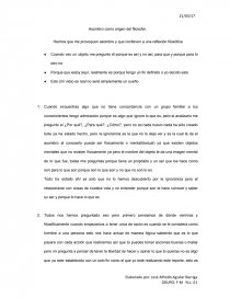 Cuando veo un objeto me pregunto él porque es así y no así, para que y porque para lo otro no.. Página 1