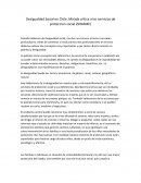 SENAME: un problema de desigualdad social