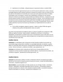 Un pequeño Analisis Foda y cadena de valores