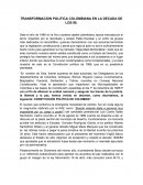 LA GRAN TRANSFORMACION POLITICA COLOMBIANA EN LA DECADA DE LOS 90.