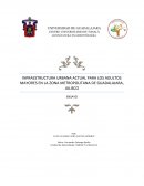 Infraestructura urbana para adultos mayores en Guadalajara Jalisco.