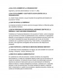 Cual es su nombre y que puesto ocupa dentro de la organización?