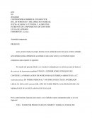 Ejemplo de pliego de posiciones para cumplimiento de un convenio