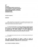 INCIDENTE DE CUMPLIMIENTO DE CONVENIO