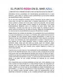 EL PUNTO ROSA EN EL MAR AZUL