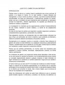 ¿Que es el cambio en una empresa?