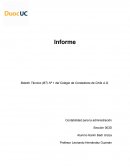 Informe normas contables