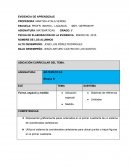 EVIDENCIAS DE APREDIZAJE MATEMÁTICAS