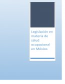 La Seguridad y salud ocupacional