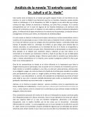 Análisis de la novela “El extraño caso del Dr. Jekyll y el Sr. Hyde”