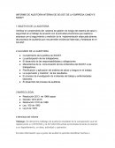 INFORME DE AUDITORIA NTERNA DE SG-SST DE LA EMPRESA CANDY’S NANDY