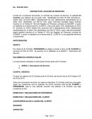 UN CONTRATO DE LOCACION DE SERVICIOS