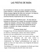 LAS FIESTAS DE BUDA