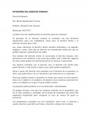 Resumen: DIVISIONES DEL DERECHO ROMANO.