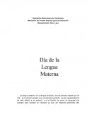 Lengua materna ensayo
