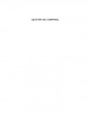 Estructura del departamento del área de compras. .