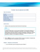 Caso de aplicación de la MSS