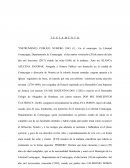 El Testamento abierto en honduras
