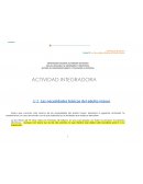 SISTEMA DE UNIVERSIDAD ABIERTA Y EDUCACIÓN A DISTANCIA ACTIVIDAD INTEGRADORA
